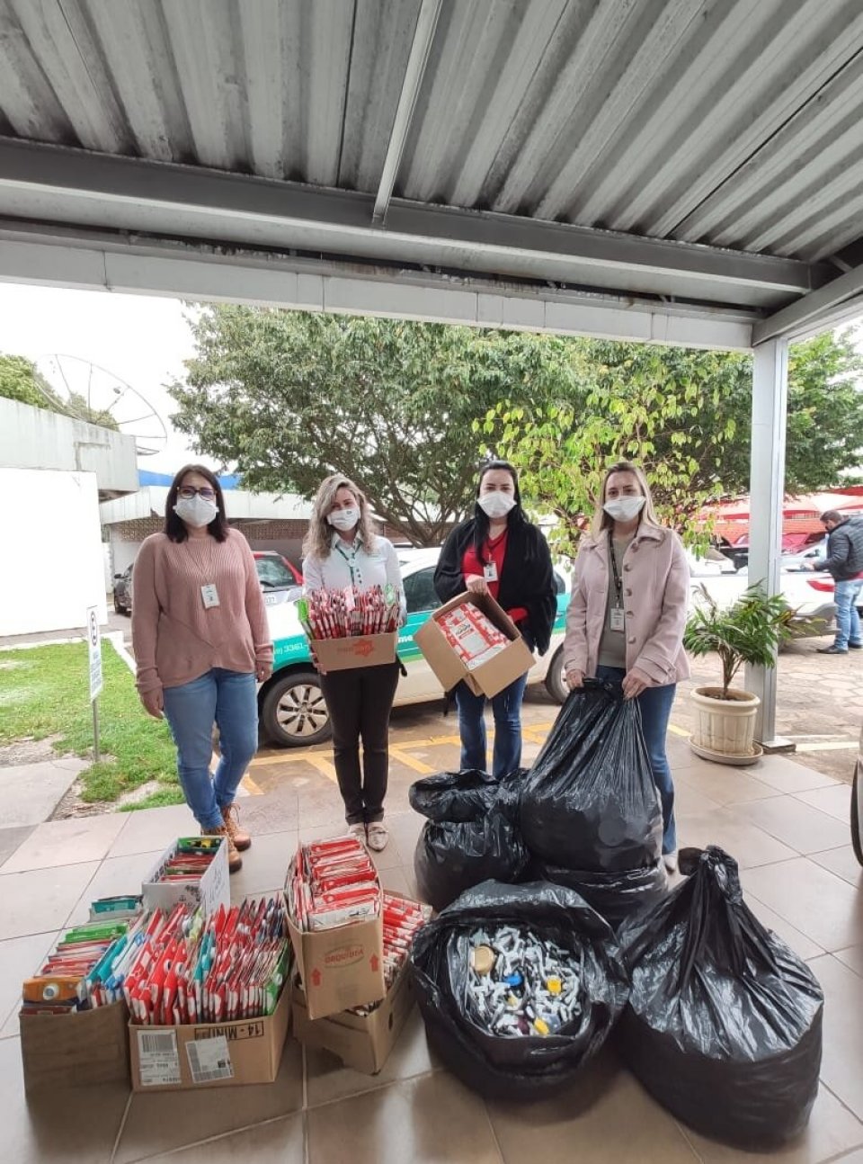 Unimed contribui com os projetos Tampinha Voluntária e Brasil sem Frestas