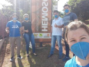 Voluntários de Quilombo doam sangue no Hemosc Chapecó