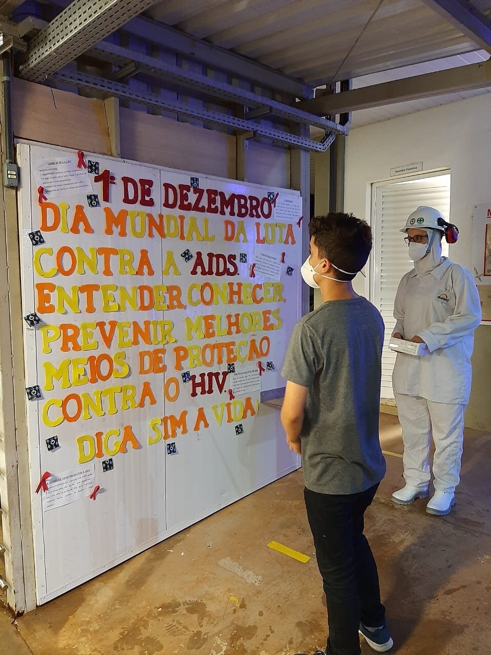 Multiplicadores do Programa Vivendo Saúde fazem ação na unidade de Sarandi