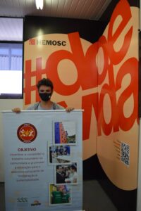 Voluntários de Abelardo Luz realizam doação de sangue no Hemosc Chapecó