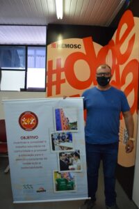 Voluntários de Abelardo Luz realizam doação de sangue no Hemosc Chapecó