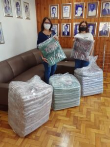 FALB destina cobertores para entidades sociais de Santa Catarina e Rio Grande do Sul
