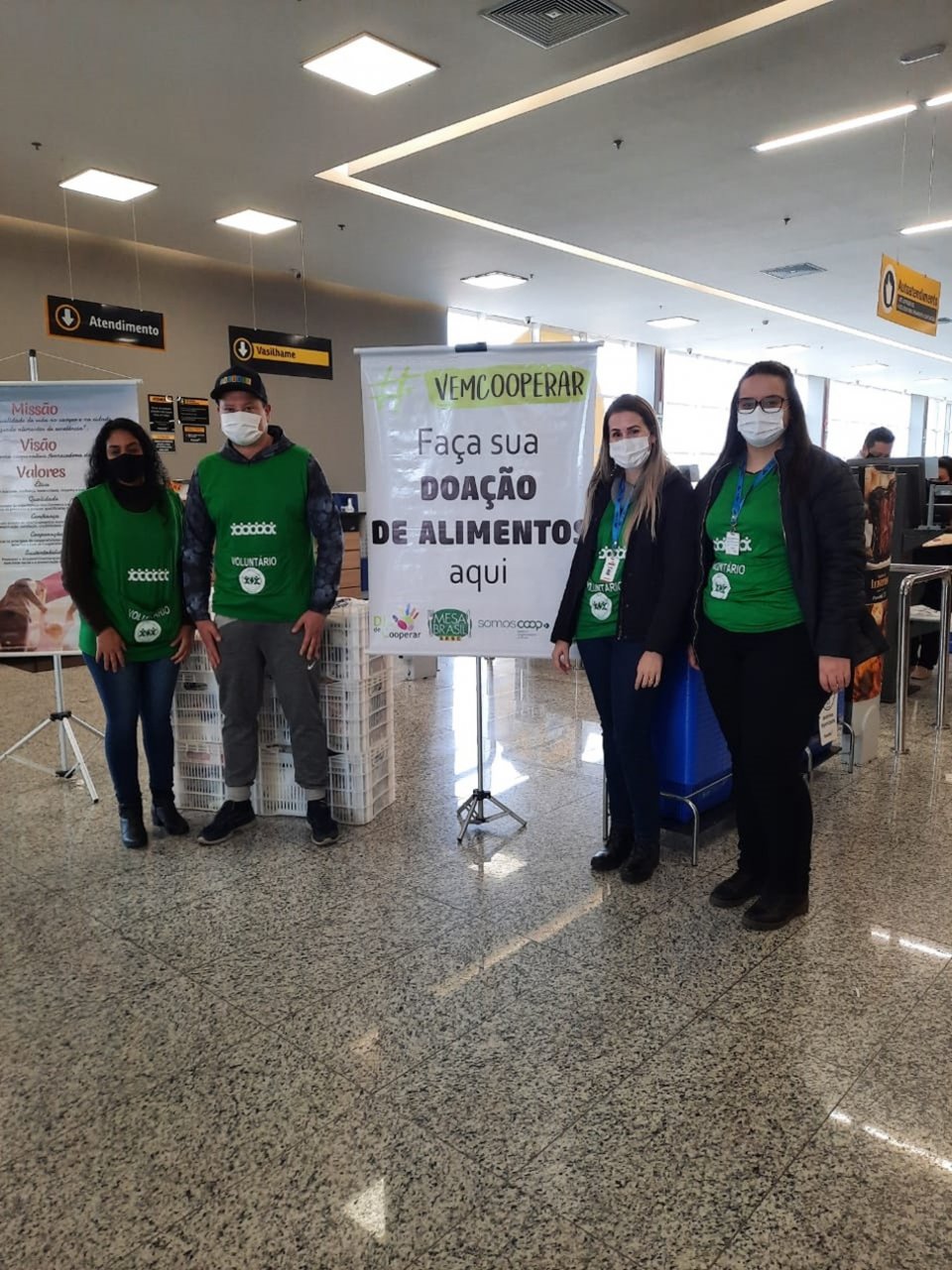 Unidades de Erechim (RS) arrecadam mais de uma tonelada de alimentos