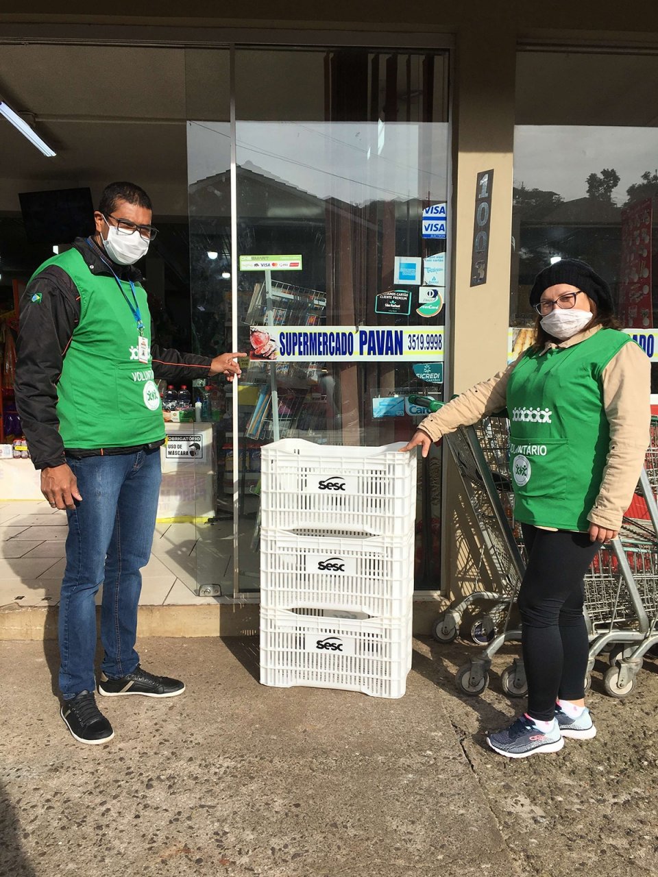 Unidades de Erechim (RS) arrecadam mais de uma tonelada de alimentos