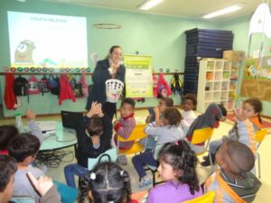 Inicio das atividades de Julho para A Turminha da Reciclagem/RS