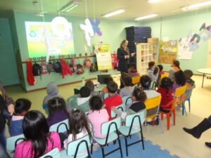 Inicio das atividades de Julho para A Turminha da Reciclagem/RS