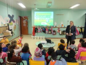 Inicio das atividades de Julho para A Turminha da Reciclagem/RS