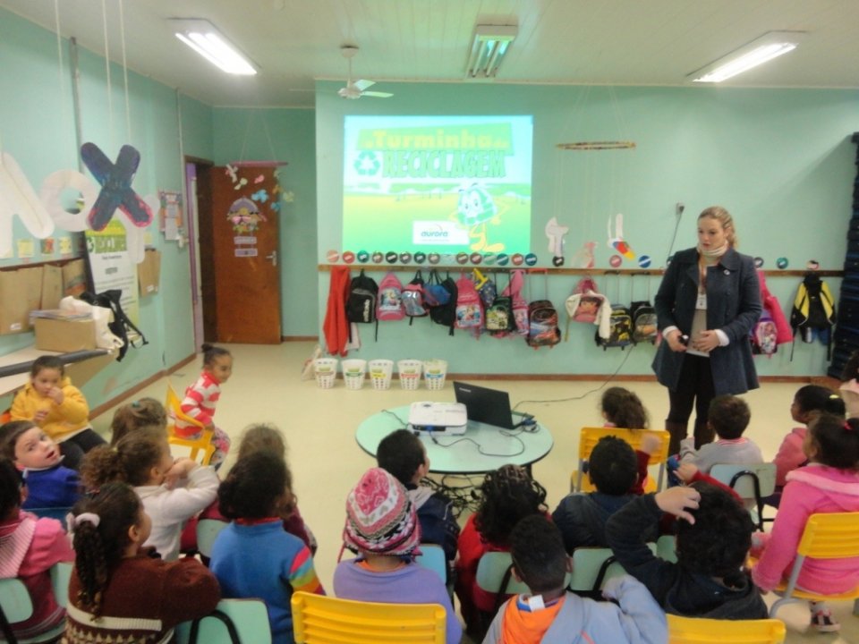 Inicio das atividades de Julho para A Turminha da Reciclagem/RS