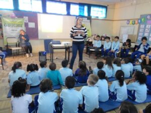 Inicio das atividades de Julho para A Turminha da Reciclagem/RS