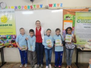 Inicio das atividades de Julho para A Turminha da Reciclagem/RS