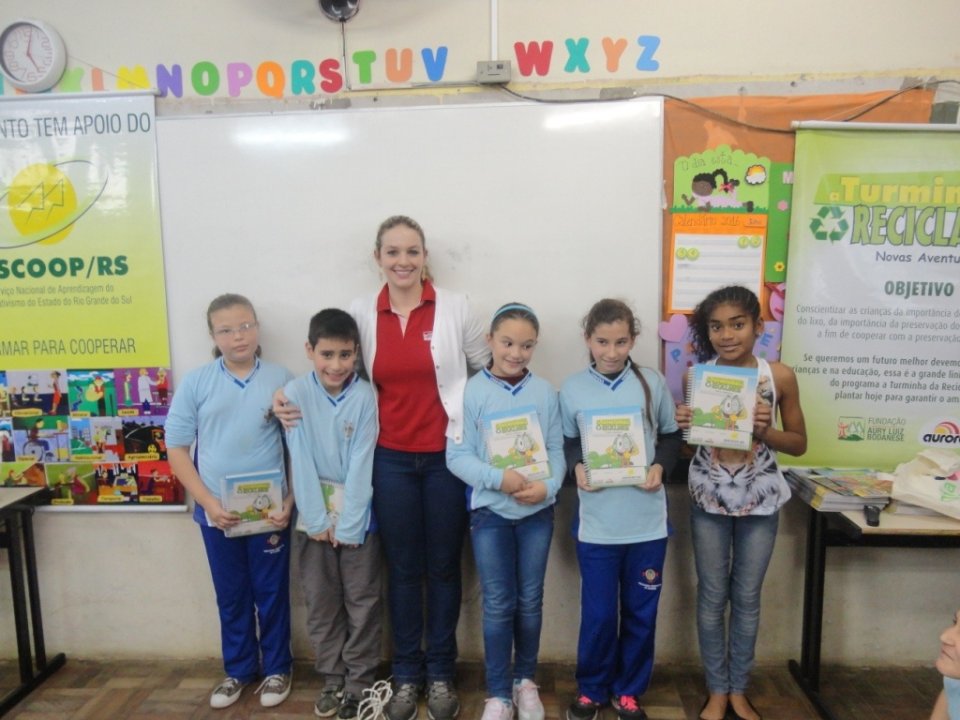 Inicio das atividades de Julho para A Turminha da Reciclagem/RS