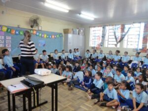 Inicio das atividades de Julho para A Turminha da Reciclagem/RS