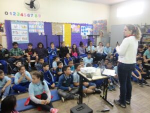 Inicio das atividades de Julho para A Turminha da Reciclagem/RS