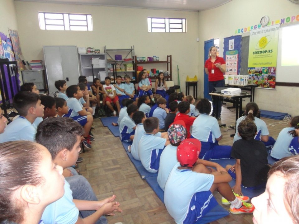 Inicio das atividades de Julho para A Turminha da Reciclagem/RS