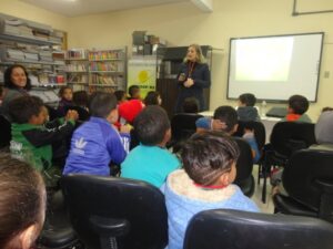 Inicio das atividades de Julho para A Turminha da Reciclagem/RS