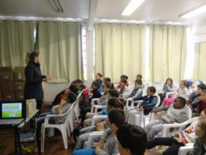 Inicio das atividades de Julho para A Turminha da Reciclagem/RS