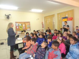 Inicio das atividades de Julho para A Turminha da Reciclagem/RS