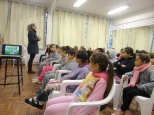 Inicio das atividades de Julho para A Turminha da Reciclagem/RS