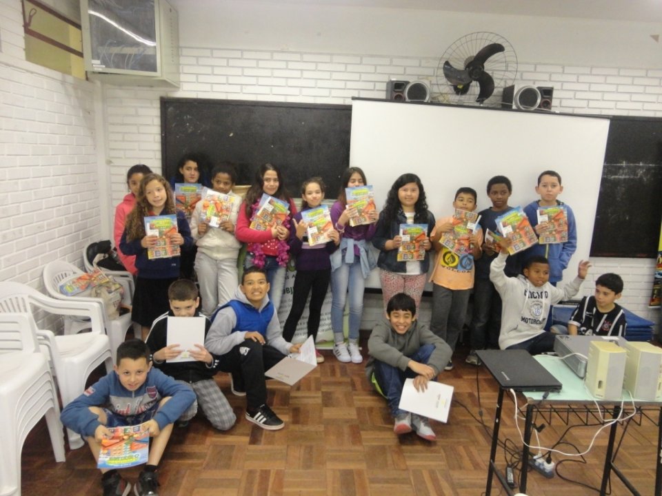 Inicio das atividades de Julho para A Turminha da Reciclagem/RS