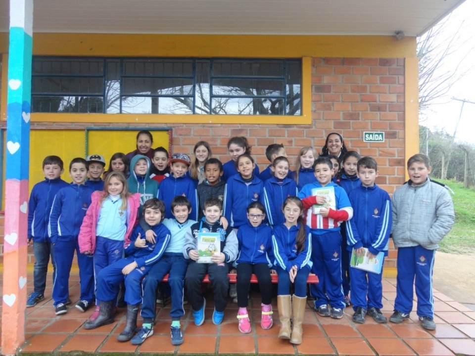 A Turminha da Reciclagem/RS atende escolas no mês de Julho