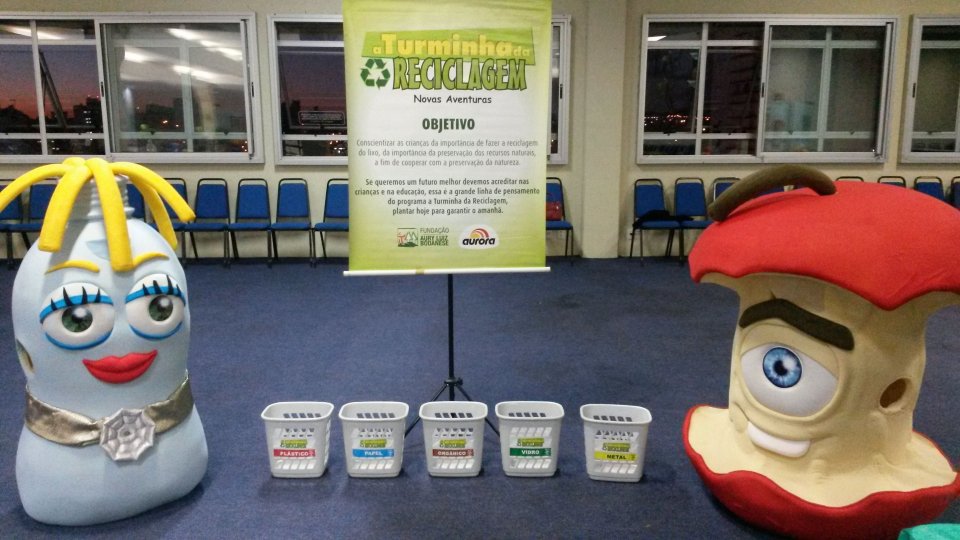 Ações de sensibilização ambiental em Chapecó